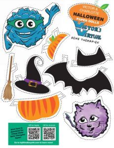 Halloween paper dolls