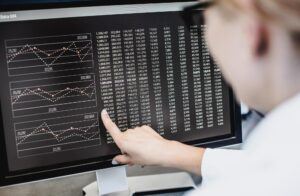 data on screen